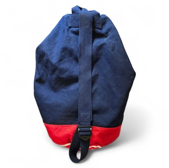 Vintage \'90\'s Tommy Hilfiger Blue Rucksack Bag/Backpack main image 8